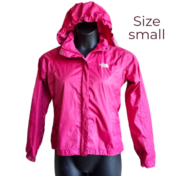 The North Face Jackets & Blazers - The North Face Womens pink lightweight rain jacket windbreaker, size small